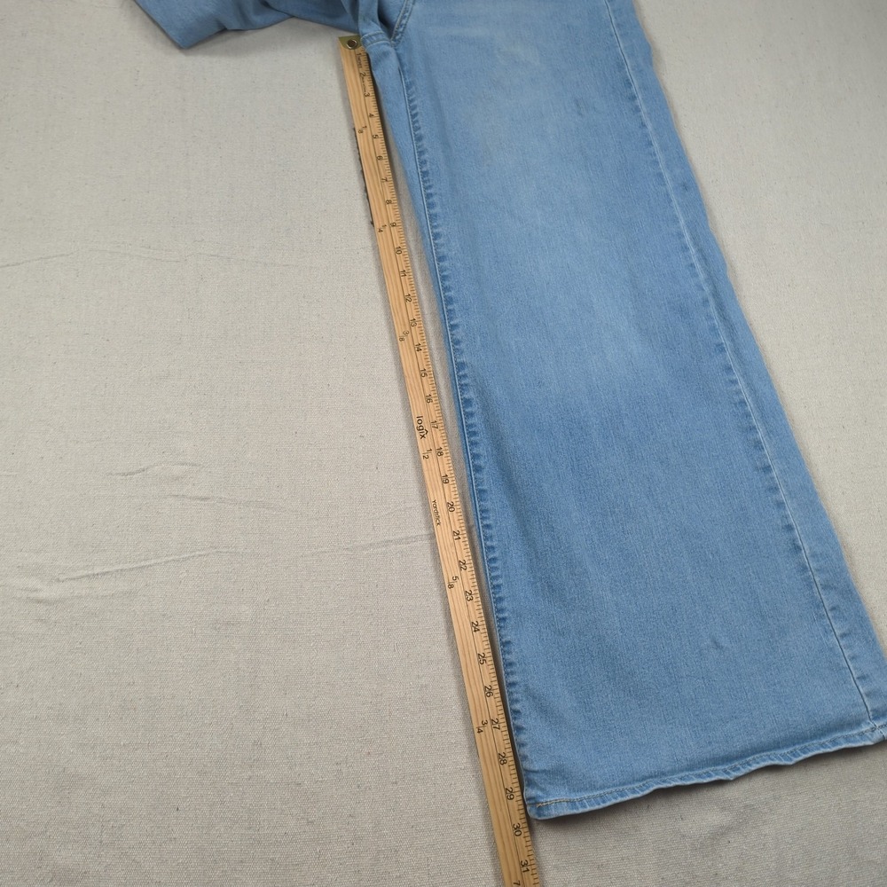 Levis Jeans Womens 30 Blue 318 Shaping Wide Leg Stretch Light Wash Boho - Picture 4 of 16